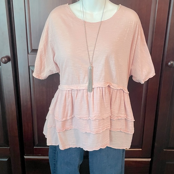 EVY’S TREE The Marcia Ruffle Peplum Top - Picture 5 of 10